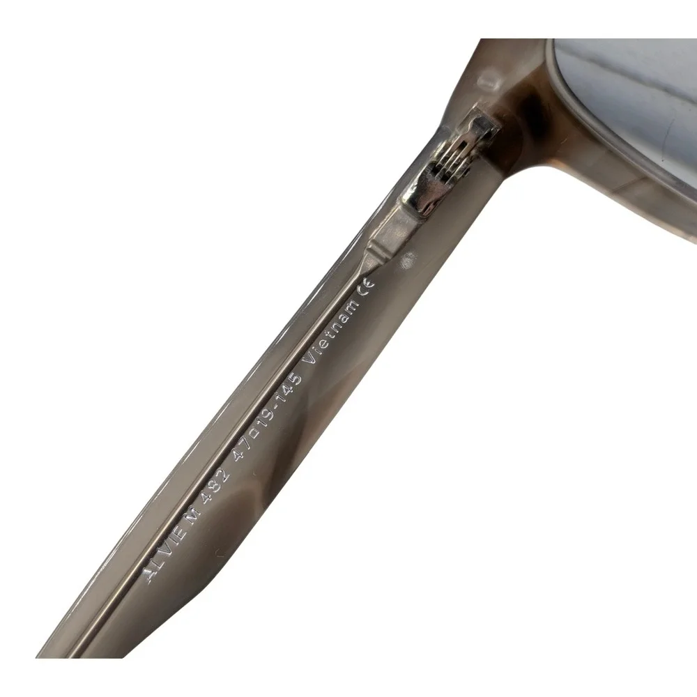 Warby Parker Translucent Taupe Rectangular Glasses